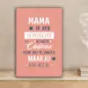Spreuken - Mama - Quotes - Mama jij hebt ons al canvas 2cm klein -sfeer1
