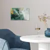 Groen - Modern - Marmer - Abstract poster papier klein -sfeer3
