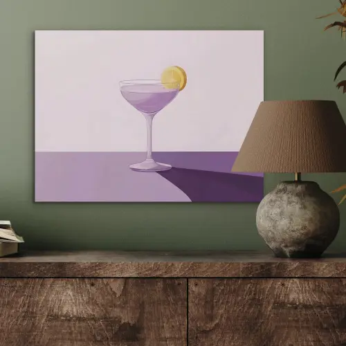 Cocktail - Paars - Minimalistisch - Citroen PET vilt klein -sfeer2