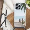 Palmbomen - Pad - Horizon Hoesje iPhone 16 Pro Max met koord klein -sfeer4