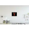Kreeft - Papier - Origami papier - Rood textielposter latten blank klein -kinderkamer