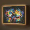 Graffiti - Sport - Zwemmen - Zwembril Light Box met batterij (Wandlamp) middel -z3d_website