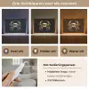 Goud - Krab - Dieren - Zwart Light Box met kabel (Tafellamp) klein -USP_lichtkleurNL