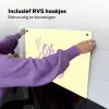Oh darling - Geel - Hart Inductie beschemer met haakjes klein -ky-ophangen-nl