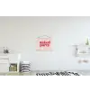 Tekst - Modern - Strepen textielposter latten blank klein -kinderkamer