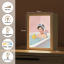 Badkamer - Eend - Blauw Light Box met kabel (Tafellamp) klein -USP_DE