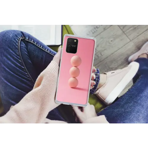 Golfballen - Roze - Drie Telefoonhoesje Samsung Galaxy S10 Lite klein -handS10Lite