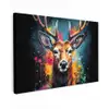 Hert - Graffiti - Dieren - Kleuren canvas 2cm klein -z3d