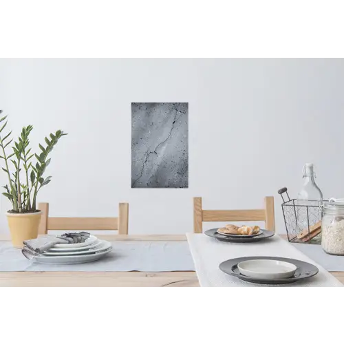 Beton - Grijs - Scheur Muursticker klein -eettafel