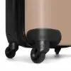 Nude - Zandkleurig NBS - Handbagage koffer - Kinderen Unisex middel -wiel