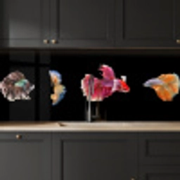 Vissen - Kleurrijk - Dieren keuken achterwand 2 middel -sfeer1