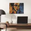 Abstract - Portret - Kleurvakken PET vilt klein -sfeer5