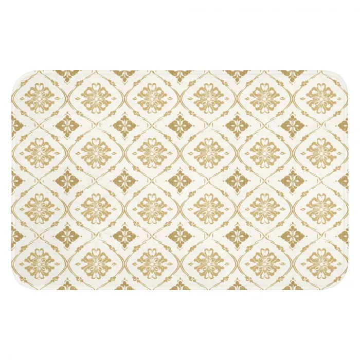 Ornament - Klassiek - Goud Badmat klein 997 -3d