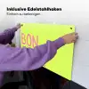 Groen - Smiley - Bonjour - Roze Inductie beschemer met haakjes klein -ky-ophangen-de