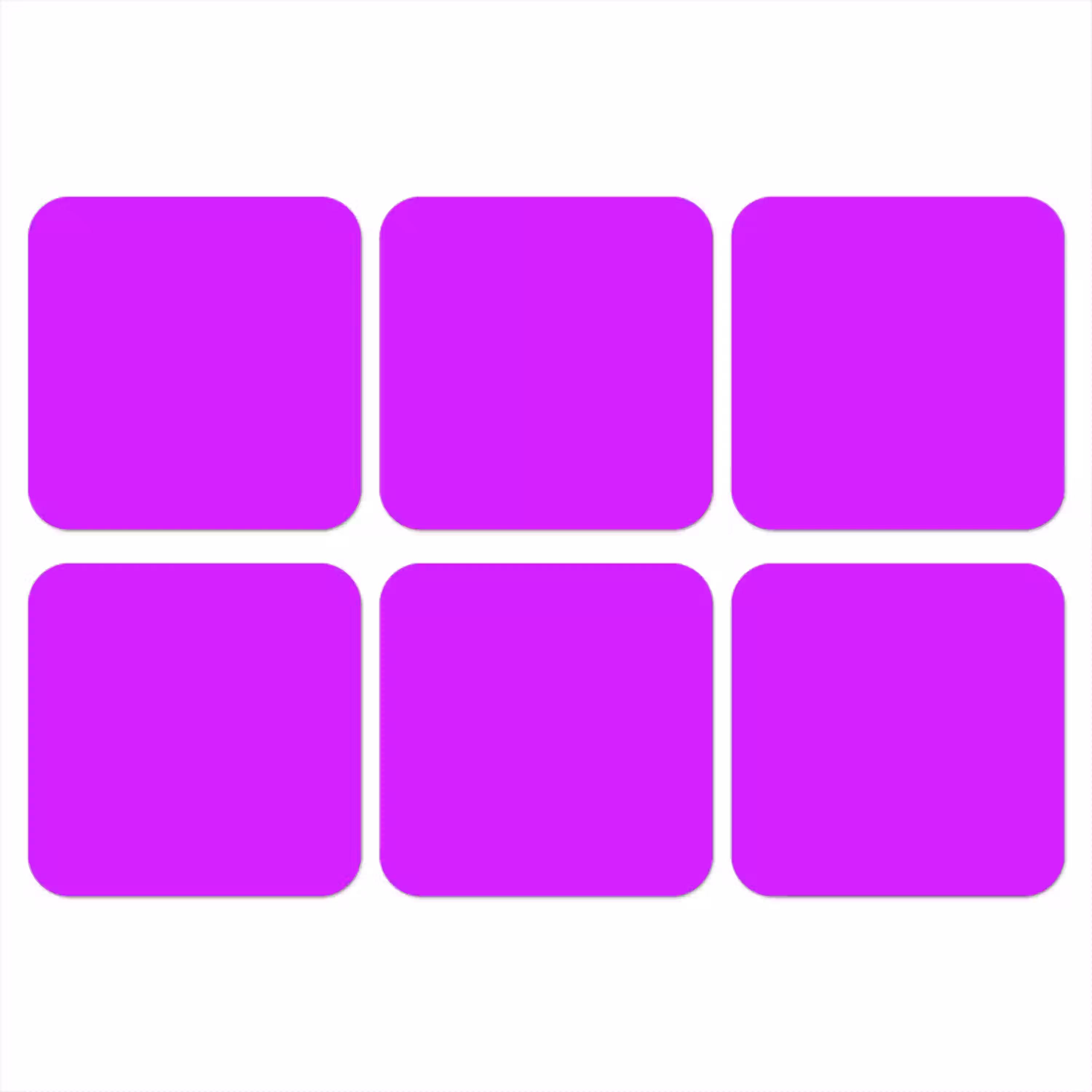 Neon - Orchid - Paars onderzetter kurk middel 366 -3d