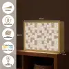 Blok - Patroon - Bruin Light Box met batterij (Wandlamp) middel 907 -USP_websiteoverzichtNL