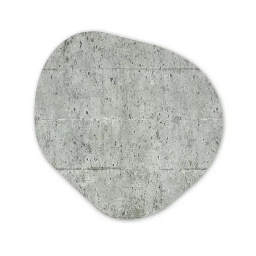 Grijs - Muur - Poriën Wandcirkel Organisch Forex 3mm klein 629 -3d