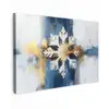 Abstract - Winter - Sneeuwvlok - Sneeuw - Goud canvas 2cm klein -z3d