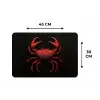 Krab - Rood - Vissen - Schaaldieren Placemat vinyl groot -specs