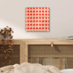 Patroon - Sterren - Rood plexiglas 5mm klein 11 -sfeer4