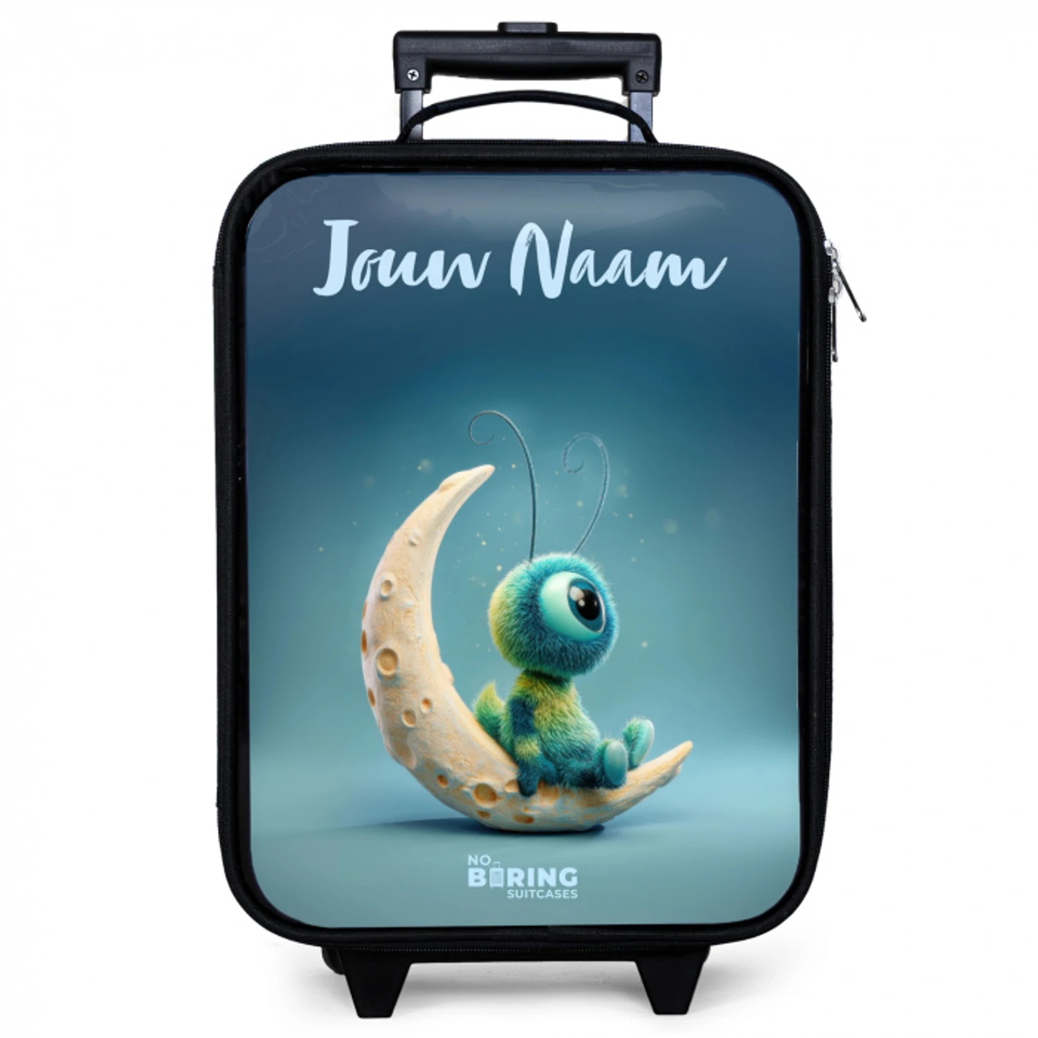 Dromerig Wezentje op de Maan Kinderkoffer - Zwart klein -zzz_website3d