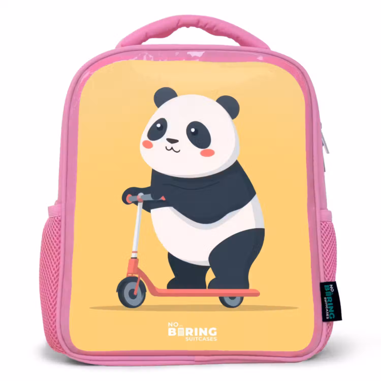 Rugzak kind - roze - Panda - Step - Geel