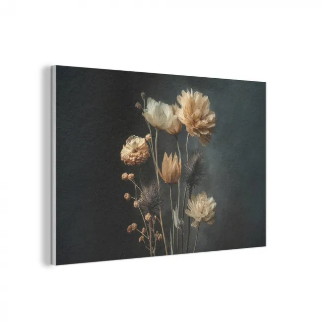 Akustikbild - Blumenstrauß - Blumen - Licht - Schwarz