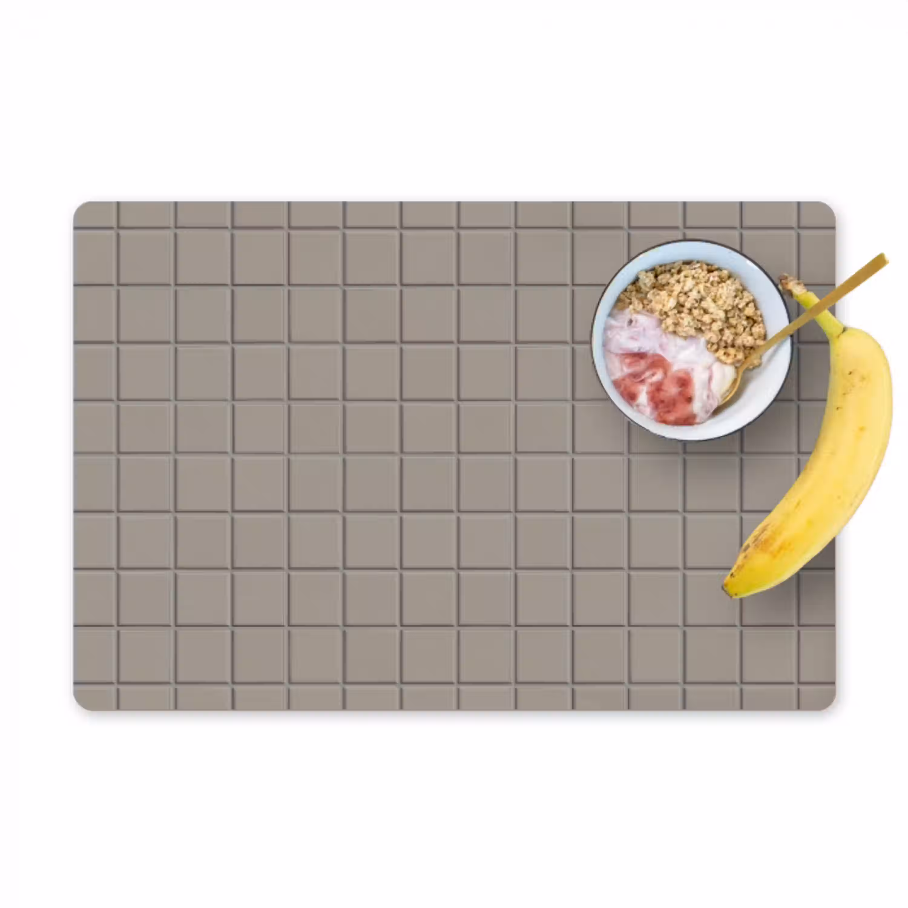Tegel - Patroon Kiezel - Grijs Placemat vinyl groot 368 -zzzproduct_Kitchenyeah-website