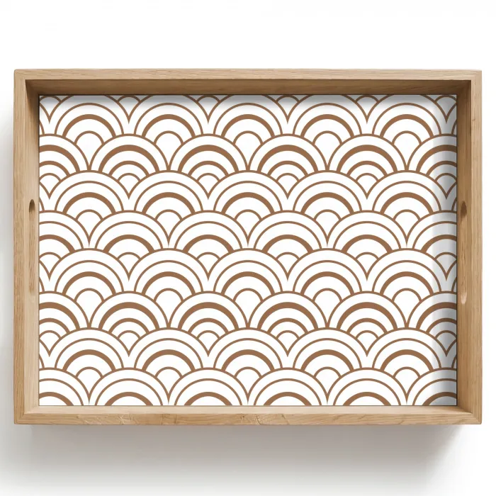 Klassiek - Motief - Terracotta Dienblad Rechthoek middel 911 -z3d_shopping