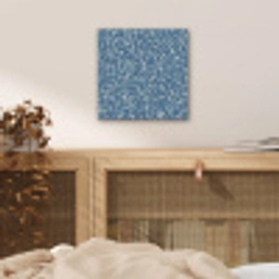 Bladeren - Klassiek - Patroon - Donkerblauw - Vintage aluminium wit klein 46 -sfeer3