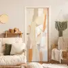Abstract - Beige - Oranje - Kunst - Modern deurposter klein -sfeer2