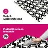 Zwart - Wit - Geometrisch - Patroon Inductie beschermer vinyl 3mm klein 276 -wsfeer6_website