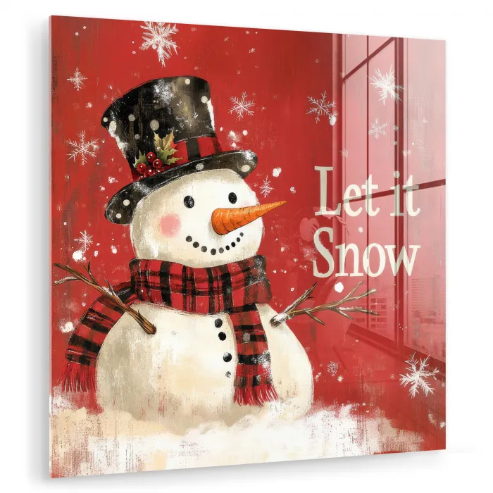 Sneeuwpret - Winter - Sneeuwpop plexiglas 5mm klein -zzzproduct_nieuw