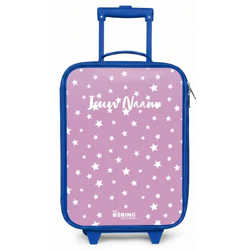 Sterrenstof Kinderkoffer - Blauw klein -zz3dotto