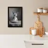 Sphynx - Kat - Dieren - Humor - Spaghetti - Zwart Wit KitchenYeah - Keuken - Fotolijst klein -sfeer1