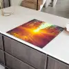 Zonsondergang - Bomen - Bos - Natuur Inductie beschermer vinyl 3mm middel -sfeer8