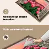 Doorkijk - Tulpen - Bloemen - Molen - Raam Inductie beschemer met haakjes klein -ky-schoon-nl