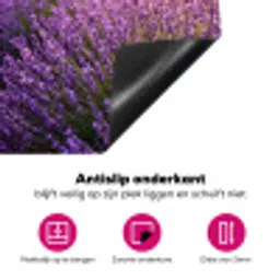 Lavendel - Veld - Natuur - Paars Inductie beschermer vinyl 3mm klein -wsfeer4_website