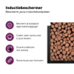 Houtblokken - Textuur - Patroon - Bruin - Rustiek Inductie beschermer vinyl 3mm middel -zzzzzzz-cc-usp