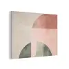 Cirkel - Abstract - Roze PET vilt klein -3d