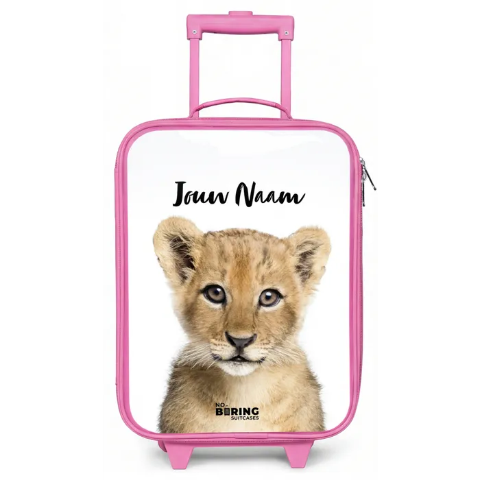 Winnie Welpje Kinderkoffer - Roze klein -zz3dotto