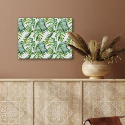Inductie beschermer - Tropical - Bladeren - Jungle - Inductie mat PET vilt klein -sfeer4