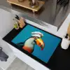 Toekan - Papegaai - Vogel - Koksmuts Inductie beschemer met haakjes klein -sfeer1