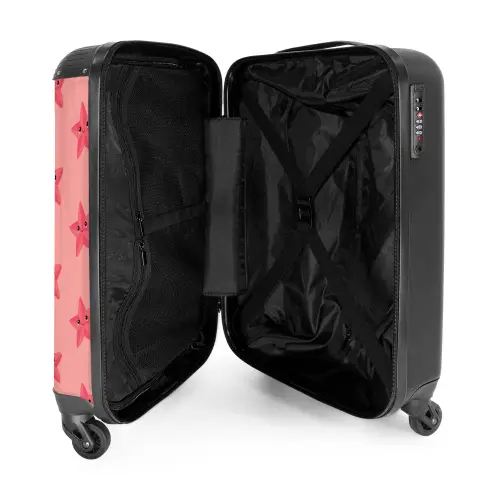 Zeester zandstorm Koffer - NBS - Handbagage middel -binnenkant