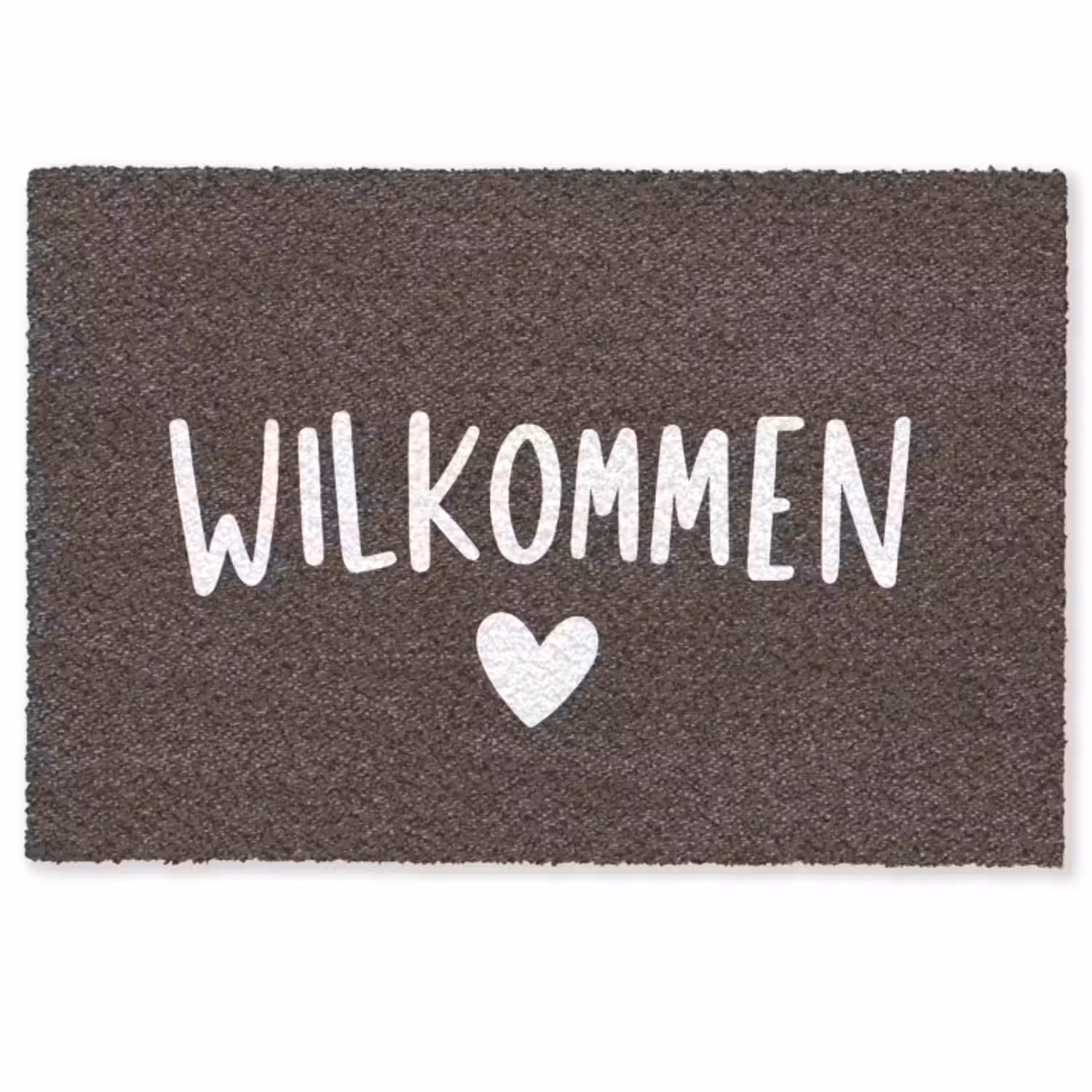 Fußmatte - Zitat - Braun