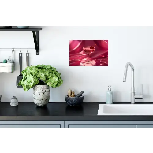 Cocktail - Pink - Luxe Muursticker klein -keuken