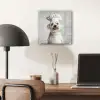 Hond - Wit - Kok plexiglas 5mm klein -sfeer6