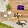 Golven - Abstract - Paars Tuinposter op houten frame 2 cm dik klein -sfeer2
