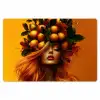 Vrouw - Citroenen - Bloesem - Geel Placemat vinyl groot -zzsfeer1_Kitchenyeah-website