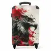 Tattoo style- Schaduw van de adelaar NBS - Handbagage koffer - Kinderen Unisex middel -productfoto_recht